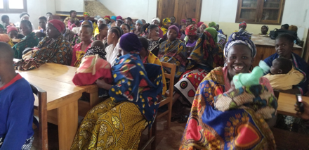 Women meeting conducted at mgeta centre for farmers and agriculture at 17th December 2019-2